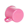 Tazza in metallo 360 ml per sublimazione - rosa scuro