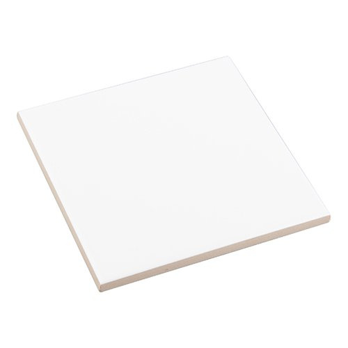 Mattonella in Ceramica Bianca Opaca 10 x 10 cm Sublimazione Trasferimento termico 