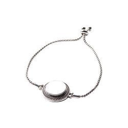 Bracciale in metallo con cerchio per stampa sublimatica