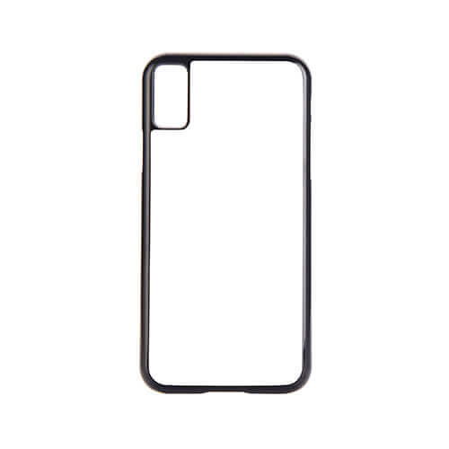Custodia iPhone X nero in plastica Sublimazione trasferimento termico