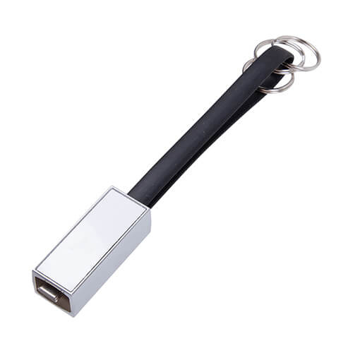 Portachiavi - Cavo dati USB C per sublimazione - nero