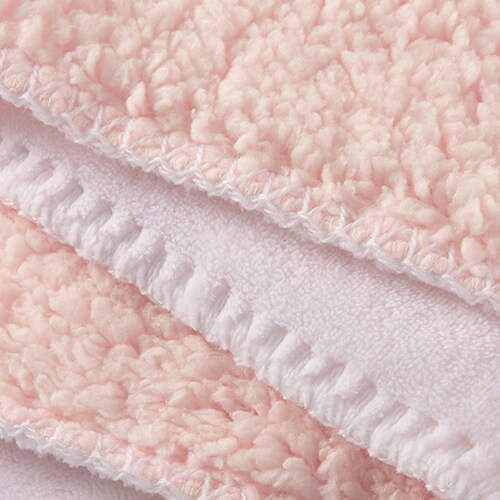 Coperta Minky con fodera Sherpa per sublimazione - rosa