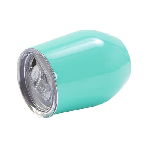 Tazza per vin brulè 360 ml per sublimazione - menta con foro per bere chiuso