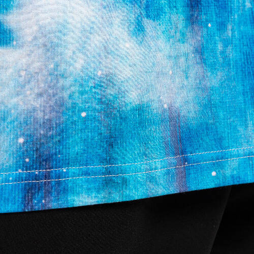 T-shirt Cotton-Like Bleached Mist Blue per sublimazione