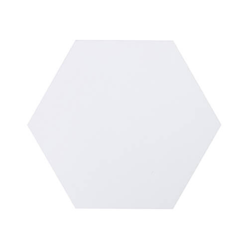 Sottobicchiere in MDF e sughero per sublimazione - esagonale