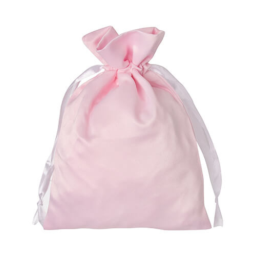 Sacchetto in raso 16 x 23 cm per sublimazione - rosa