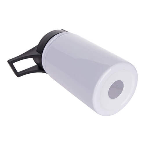 Borraccia sportiva bianca in acciaio inossidabile 350 ml - Stampa sublimatica a trasferimento termico