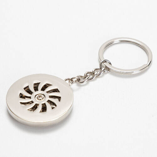 Portachiavi rotante per sublimazione - cerchio