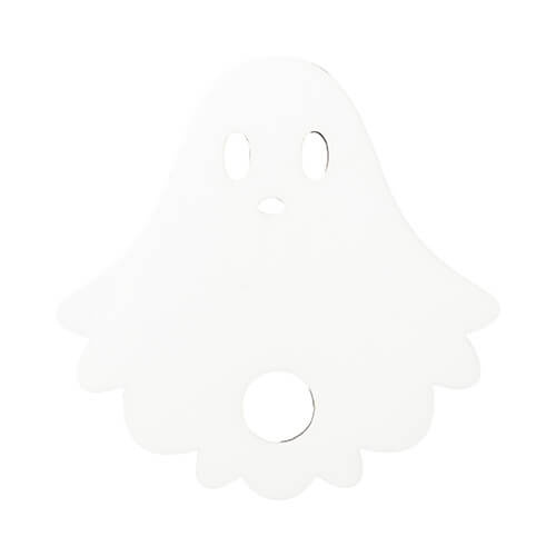 Targhetta con nome in fibra di legno per tazza 780 / 900 / 1050 / 1260 ml per sublimazione - fantasma