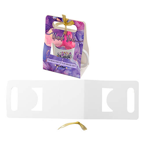 Confezione decorativa per tazza a sublimazione - 14 x 8,5 x 19,5 cm
