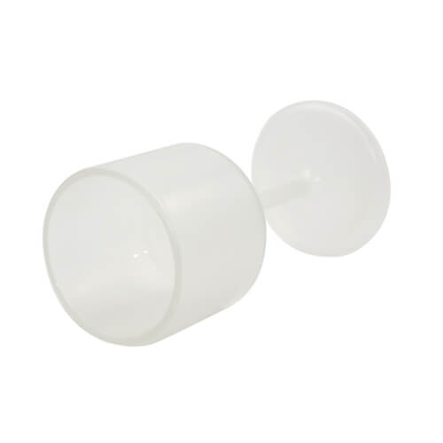 Bicchiere da vino 200 ml in vetro smerigliato Sublimazione Termostampa