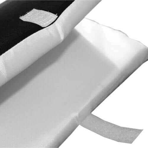 Coprisedile bicolore per sublimazione - Nero