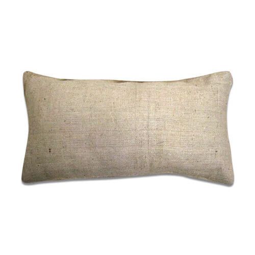 Federa in tela bicolore 50 x 25 cm per sublimazione