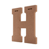 Lettera decorativa 25 cm in MDF per sublimazione - H