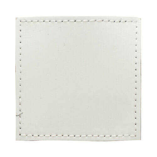 Toppa quadrata in pelle con velcro per la sublimazione
