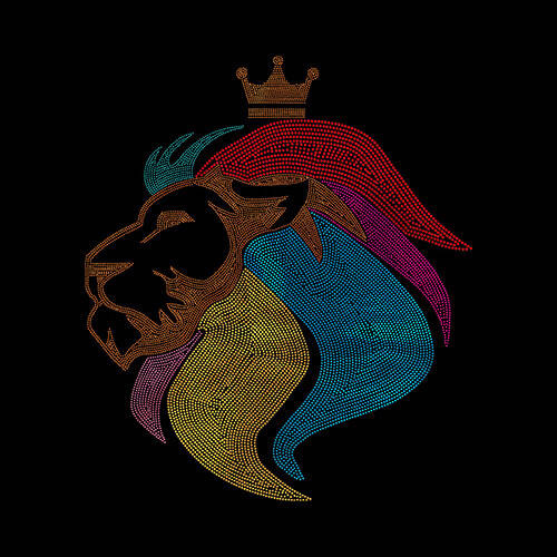 Foglio con zirconi per trasferimento termico - Il Re Leone