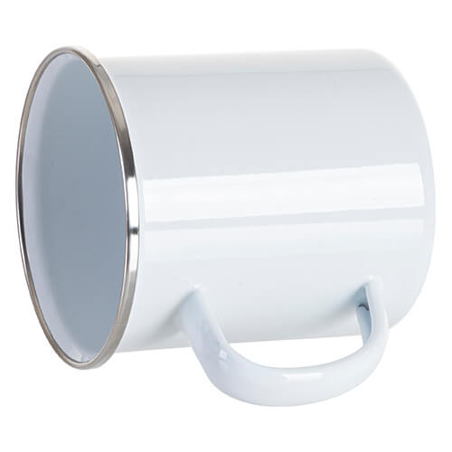 Tazza in metallo 500 ml per sublimazione - bianco