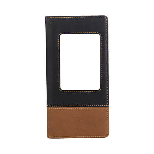 Portafoglio in pelle semplice 18,5 x 9,5 x 1,5 cm Sublimazione Trasferimento termico