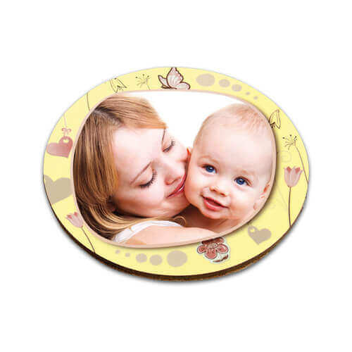 Sottobicchiere tondo Ø 10 cm in MDF per sublimazione