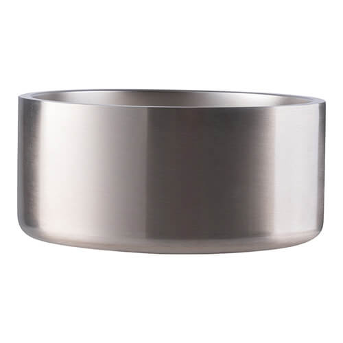 Ciotola per cani in acciaio inossidabile 960 ml per sublimazione - argento