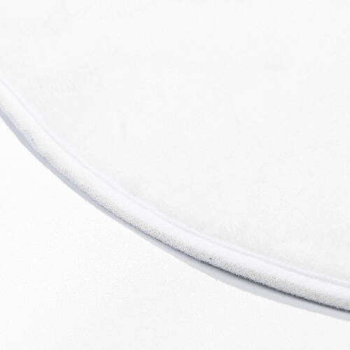 Zerbino rotondo a sublimazione in flanella