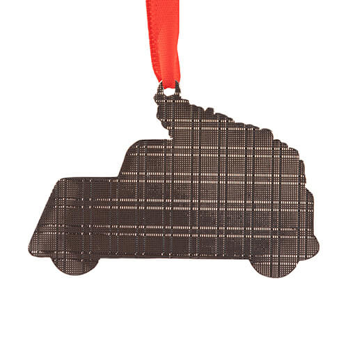 Ciondolo albero di Natale in metallo per sublimazione - Riprendersi