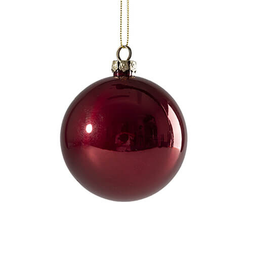 Guaina in plastica lucida per albero di Natale ∅ 8 per sublimazione - rosso