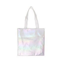 Sacchetto 34 x 36 cm per sublimazione - effetto holo - bianco
