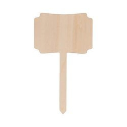 Targa da giardino 10 x 17,5 cm per sublimazione