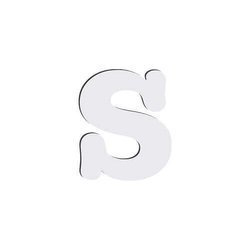 Lettera decorativa da MDF per sublimazione 10 cm S
