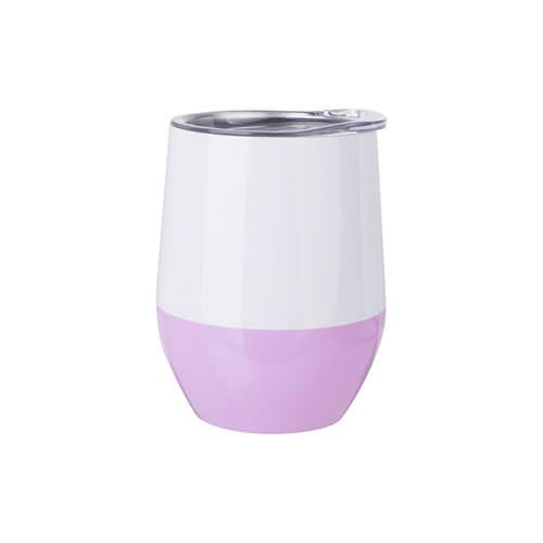 Tazza da vin brulè da 360 ml per sublimazione - bianco-viola