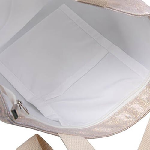 Sacchetto glitter 34 x 37 cm per sublimazione - Champagne