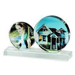 Foto cristallo due cerchi 6 e 8 cm modello SJ05