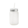 Mug Mason Jar 450 ml satinato senza manico per sublimazione