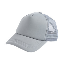 Cappellino Trucker per adulti a colori per sublimazione e trasferimento termico - grigio