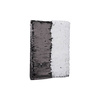 Quaderno A5 con una copertina con paillettes bicolore per sublimazione - nero