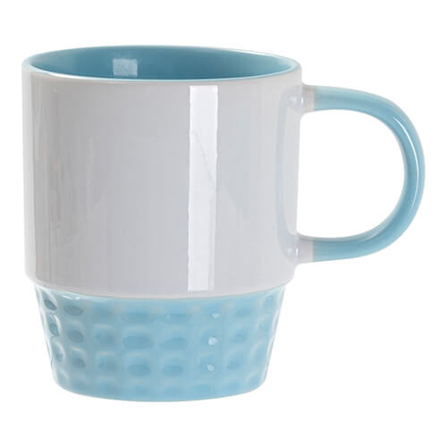 Tazza impilabile per sublimazione da 300 ml - Azzurro