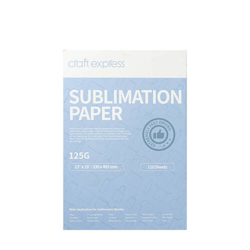 Carta sublimatica 330 x 483 mm Craft Express - 110 fogli