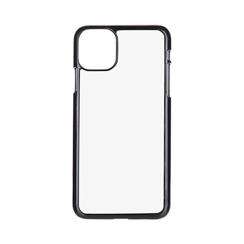 Custodia iPhone 11 Pro Max in plastica nero Sublimazione trasferimento termico