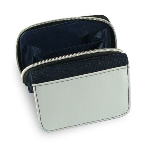 Portafoglio in denim 12 x 9 cm Sublimazione Trasferimento termico