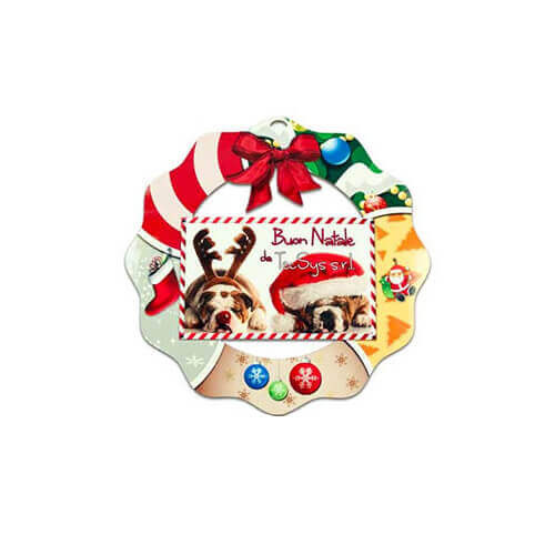 Decorazione porta in feltro per sublimazione