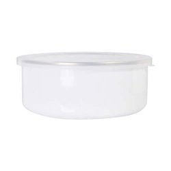 Ciotola smaltata da 900 ml con coperchio a sublimazione