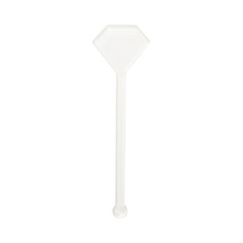 Agitatore per bevande in acrilico 10 cm per sublimazione - diamante