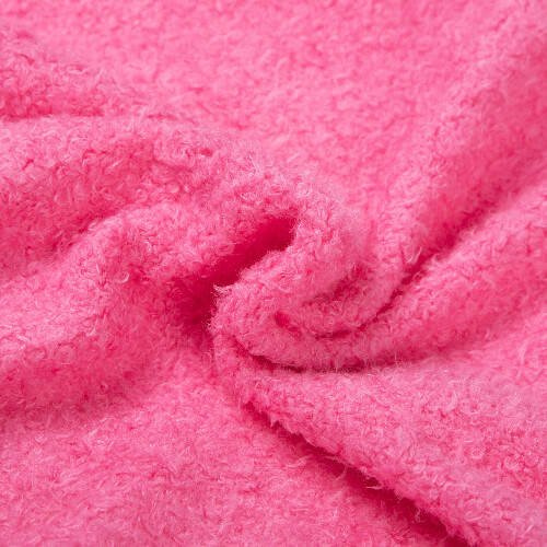 Federa a cuore in peluche per sublimazione - bianca e rosa