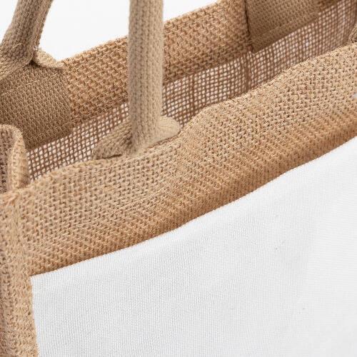 Sacco di juta 25 x 25 x 10 cm per sublimazione