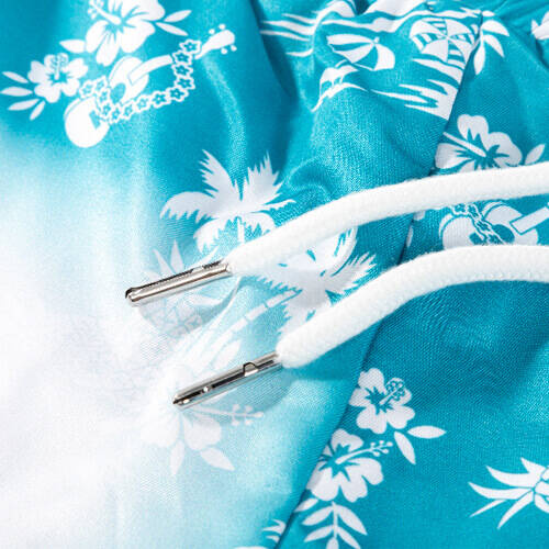 Pantaloncini da spiaggia sublimati da uomo - palme da cocco