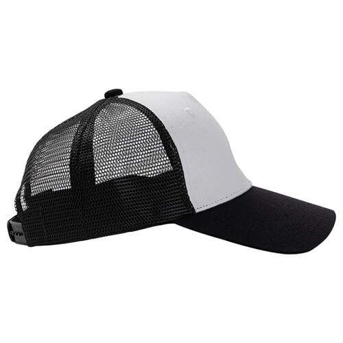 Cappello trucker per adulti per sublimazione - nero