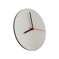 Orologio in MDF Ø 20 cm Trasferimento termico a sublimazione