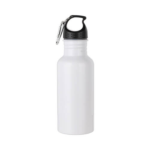 Borraccia in alluminio da 600 ml per sublimazione - bianca