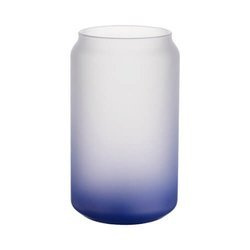Vetro smerigliato da 400 ml per sublimazione - sfumatura blu navy